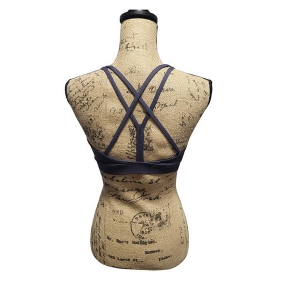 Soul Cycle star patterned workout top and leggings in purple/gray, size small - Picture 3 of 7